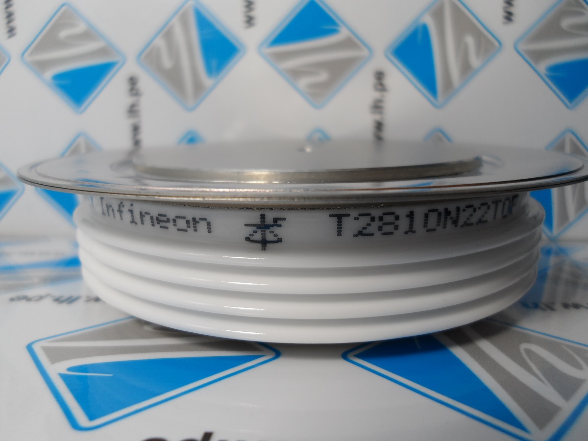 T2810N22TOF       Thyristor de Potencia tipo Capsula SCR PCT 2200V 2810A, Infineon Technologies